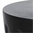 Safavieh Vesta In/Outdoor  Concrete Accent Stool in Black
