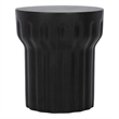 Safavieh Vesta In/Outdoor  Concrete Accent Stool in Black