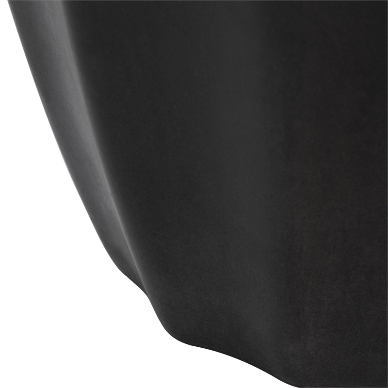 Safavieh Jaslyn In/Outdoor Concrete Accent Stool in Black