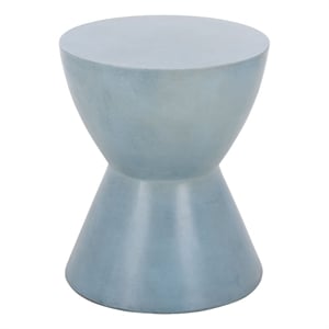 Safavieh Athena In/Outdoor Concrete Accent Stool  in Blue