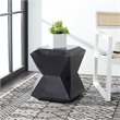Safavieh Conan Concrete Accent Stool  in Black