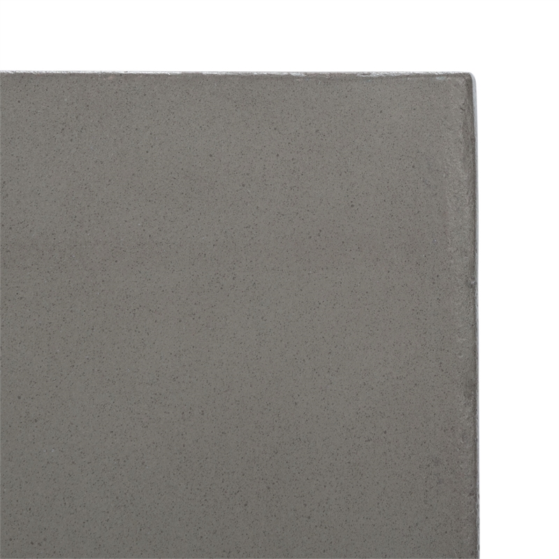 Safavieh Deidara Concrete Accent Stool  in Dark Gray