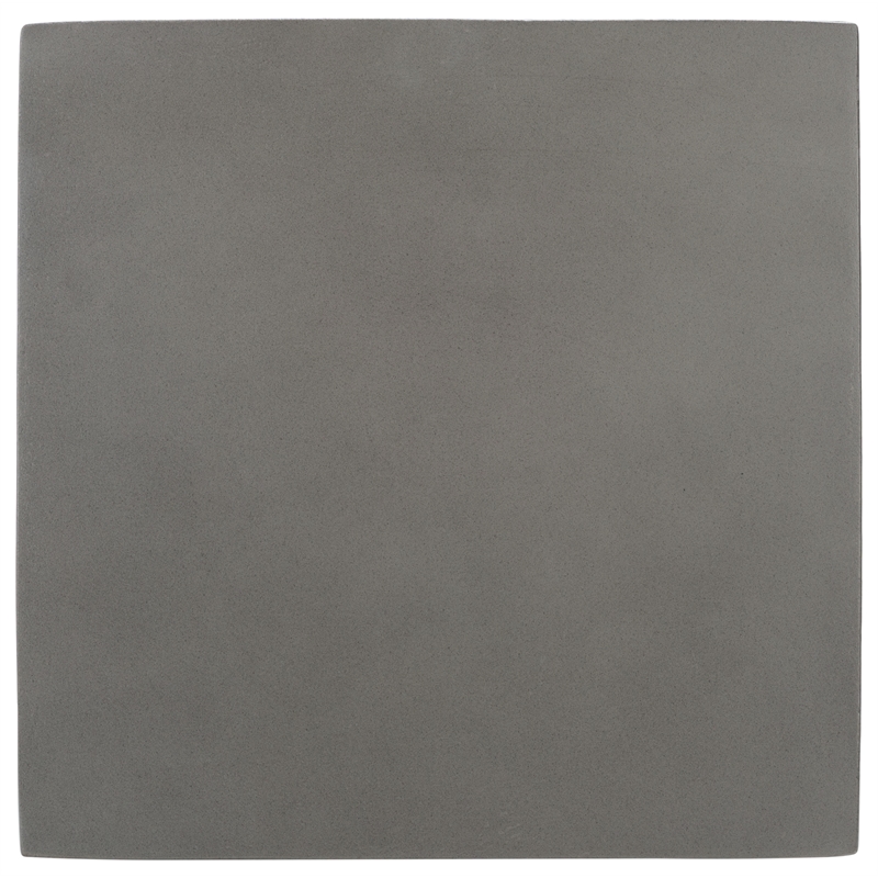 Safavieh Deidara Concrete Accent Stool  in Dark Gray