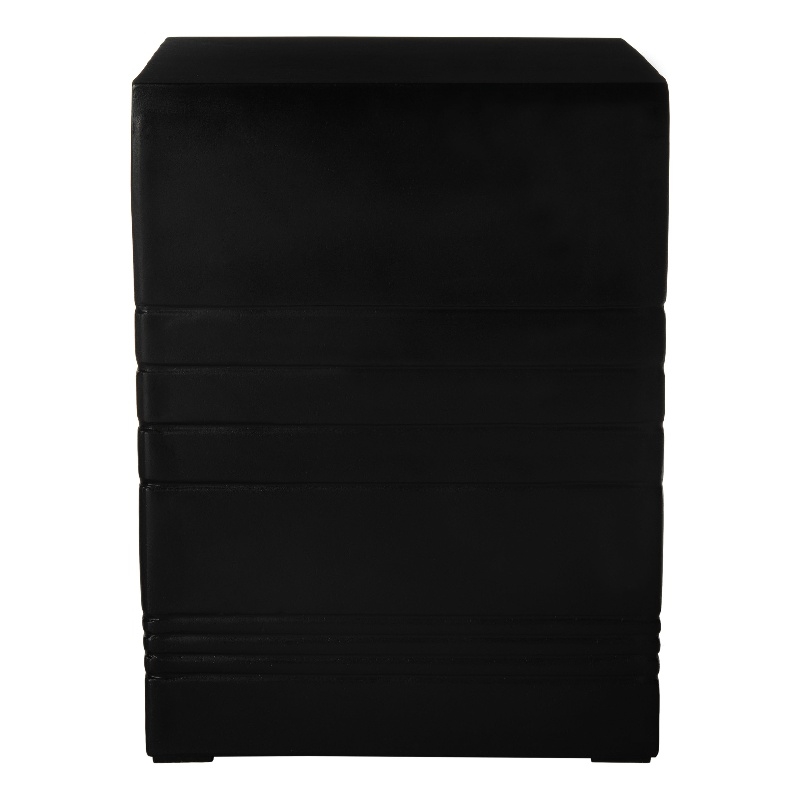 Safavieh Deidara Concrete Accent Stool  in Black
