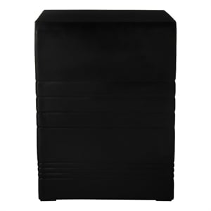 Safavieh Deidara Concrete Accent Stool  in Black