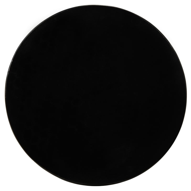 Safavieh Benaya Concrete Accent Stool  in Black