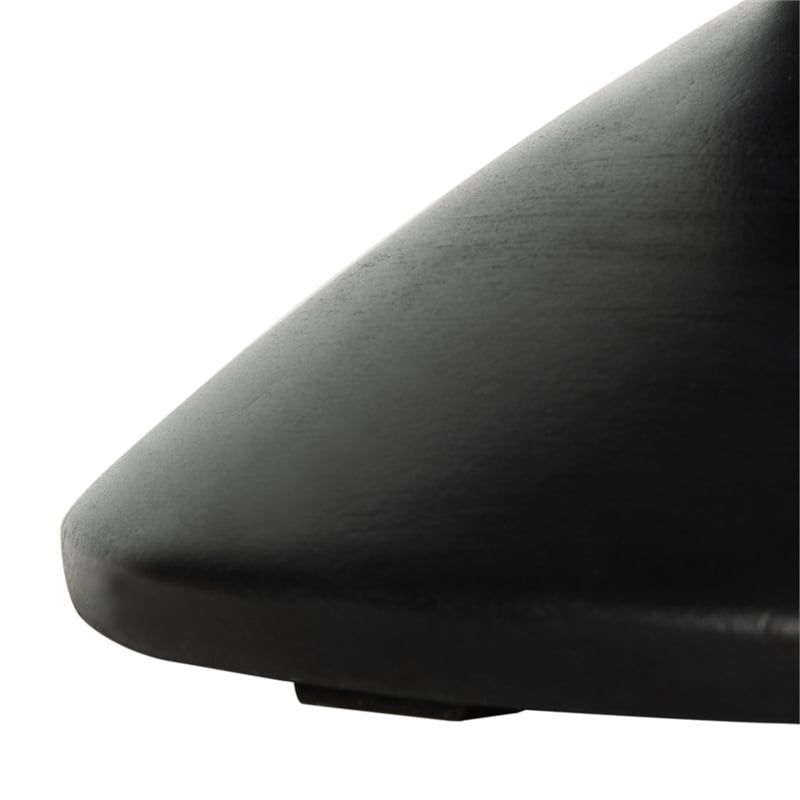 Safavieh Benaya Concrete Accent Stool  in Black