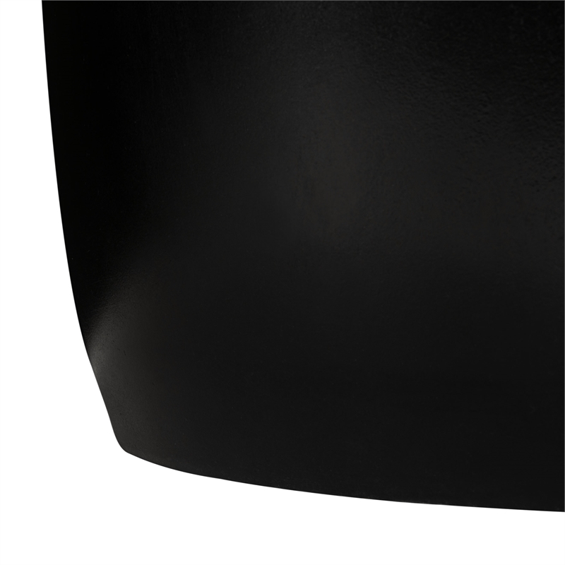 Safavieh Julyvia Concrete Accent Stool in Black