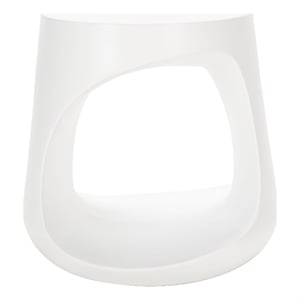 Safavieh Vikki Concrete Accent Stool  in Ivory