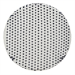 Safavieh California Metal Bistro Table in White / Navy