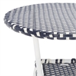 Safavieh California Metal Bistro Table in Navy / Navy