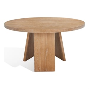 Safavieh Julianna 54&quot Wood Dining Table  in Oak