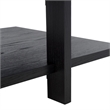 Safavieh Quigley Square Wood Coffee Table in Black