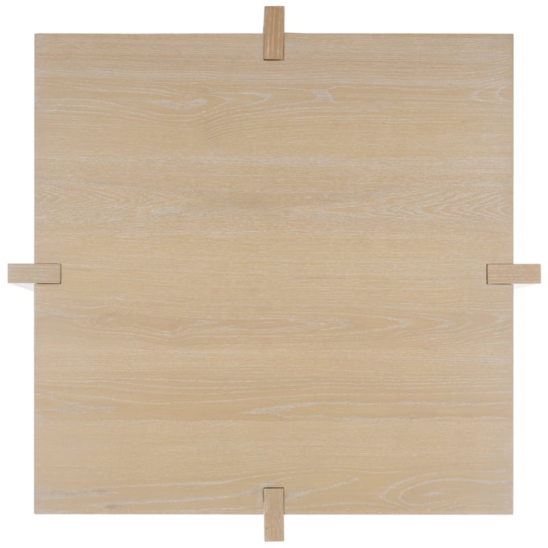 Safavieh Quigley Square Wood Coffee Table in Natural / Oak