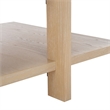 Safavieh Quigley Square Wood Coffee Table in Natural / Oak