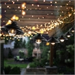 Safavieh Aislin LED Plastic and Metal Outdoor String Light in Black