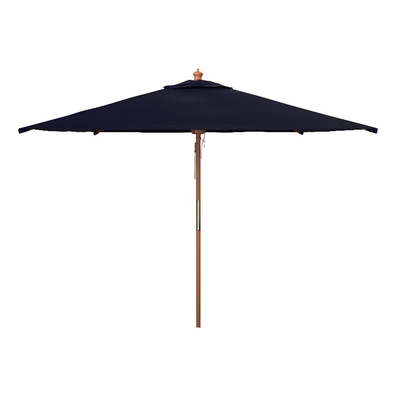 Safavieh Velop 7.5Ft Square Wood Umbrella in Navy