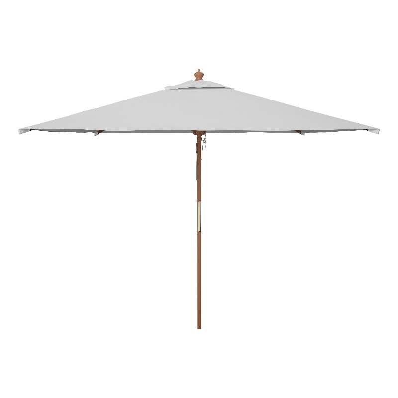 Safavieh Velop 7.5Ft Square Wood Umbrella in Ivory