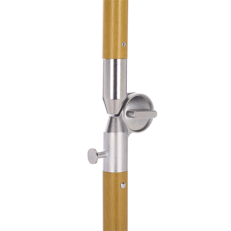 Safavieh Valencia 6.5 Ft Metal and Fabric Beach Umbrella  in Ivory
