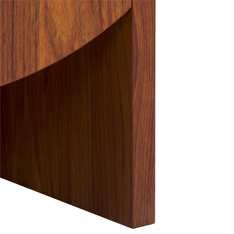 Safavieh Narine 4 Door 2 Shelf Wood  Sideboard/Media in Walnut