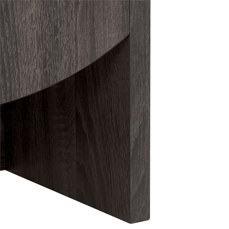 Safavieh Narine 4 Door 2 Shelf Wood  Sideboard/Media in Black