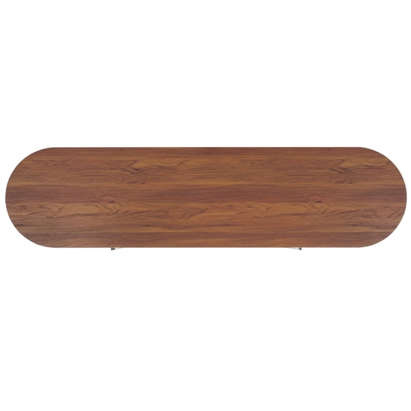Safavieh Shaelynn 4 Door Wood  Sideboard/Media in Walnut / Black