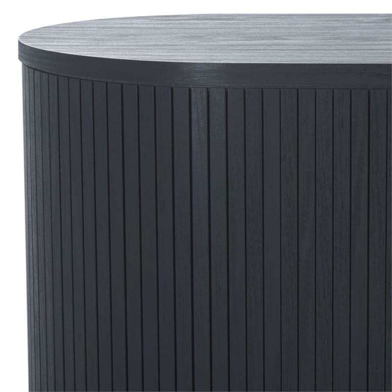 Safavieh Shaelynn 4 Door Wood  Sideboard/Media in Black / Black
