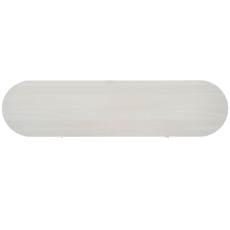 Safavieh Shaelynn 4 Door Wood  Sideboard/Media in White / Gold