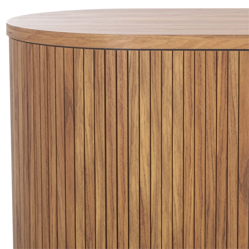 Safavieh Shaelynn 4 Door Wood  Sideboard/Media  in Oak / Black