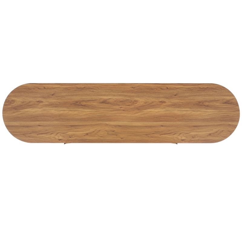 Safavieh Shaelynn 4 Door Wood  Sideboard/Media  in Oak / Black