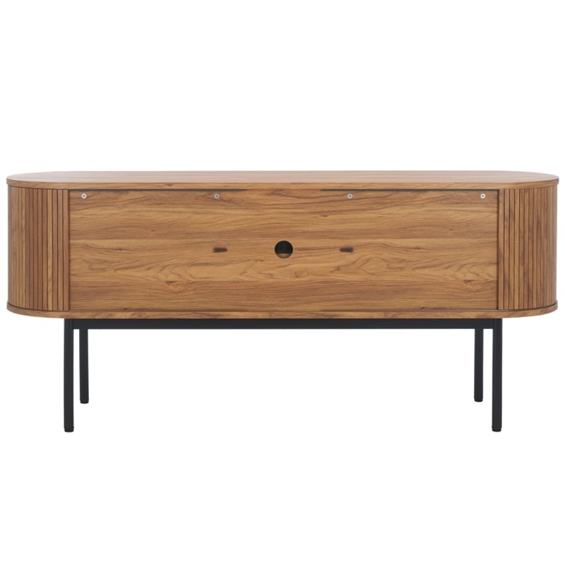 Safavieh Shaelynn 4 Door Wood  Sideboard/Media  in Oak / Black