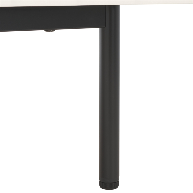 Safavieh Mayln 4 Door Wood and Steel Sideboard/Mediastand  in Black / White