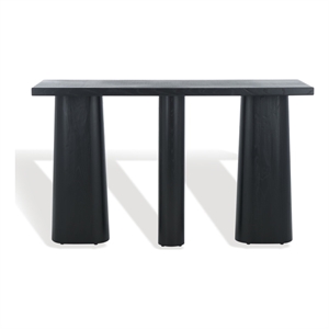 Safavieh Ryllae Wood Console Table in Black