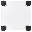 Safavieh Robbie Square Glass Coffee Table in Black