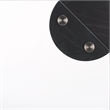 Safavieh Robbie Square Glass Coffee Table in Black