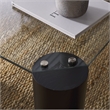 Safavieh Robbie Square Glass Coffee Table in Black