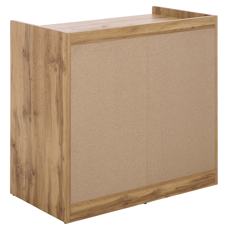 Safavieh Mishi 3 Drawer Wood Chest in Oak