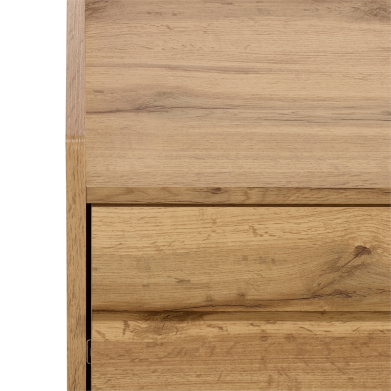 Safavieh Mishi 3 Drawer Wood Chest in Oak