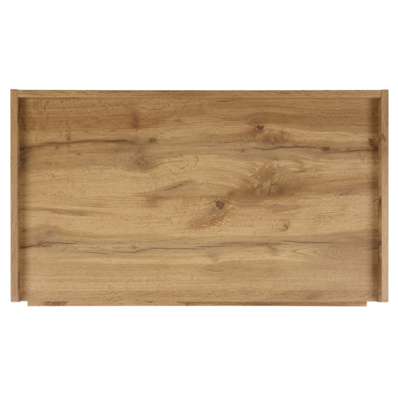 Safavieh Mishi 3 Drawer Wood Chest in Oak