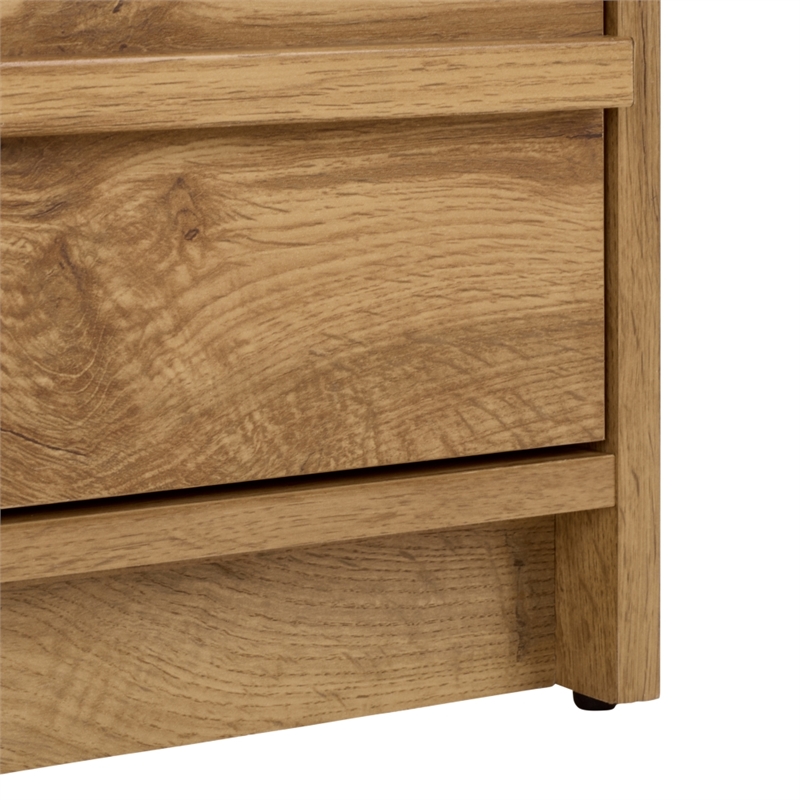 Safavieh Mishi 3 Drawer Wood Chest in Oak