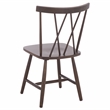 Safavieh Tayten Wood Spindle Back Dining Chair in Walnut