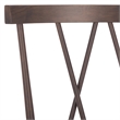 Safavieh Tayten Wood Spindle Back Dining Chair in Walnut