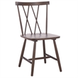 Safavieh Tayten Wood Spindle Back Dining Chair in Walnut