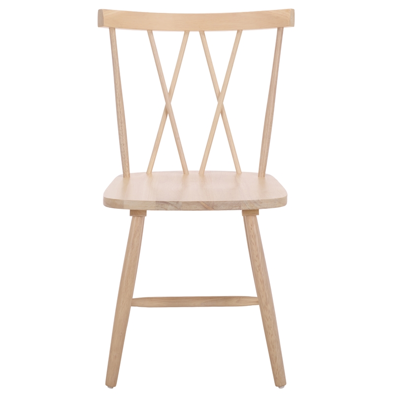 Safavieh Tayten Wood Spindle Back Dining Chair in White