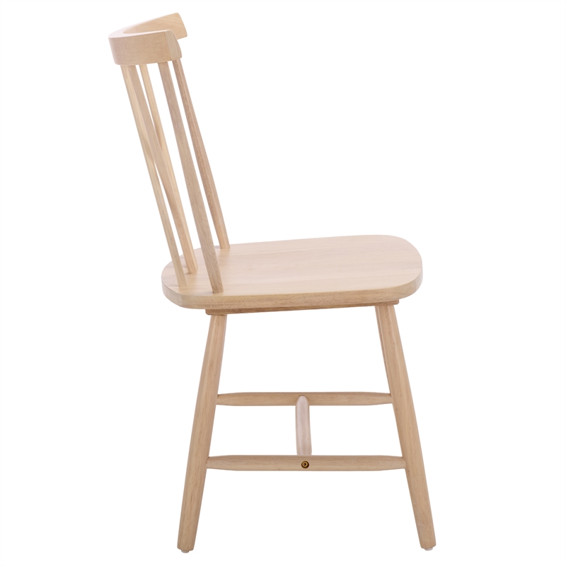 Safavieh Tayten Wood Spindle Back Dining Chair in White