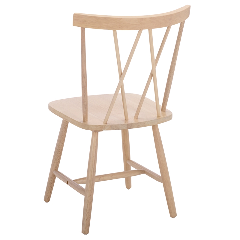 Safavieh Tayten Wood Spindle Back Dining Chair in White