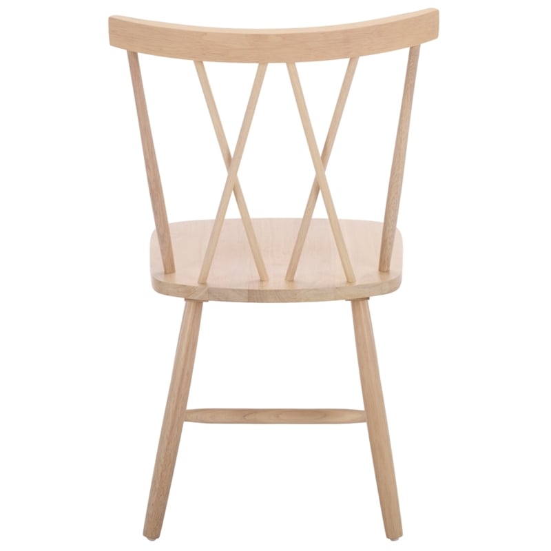 Safavieh Tayten Wood Spindle Back Dining Chair in White
