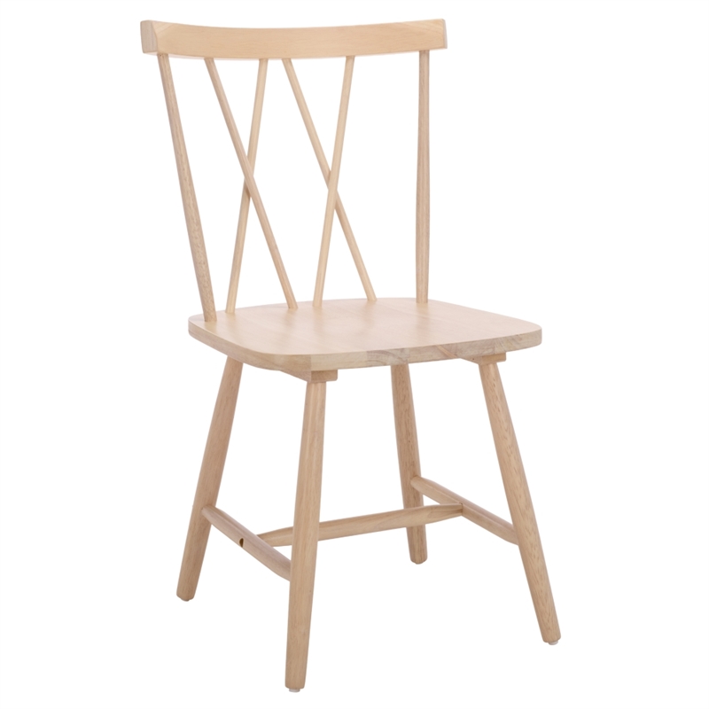Safavieh Tayten Wood Spindle Back Dining Chair in White