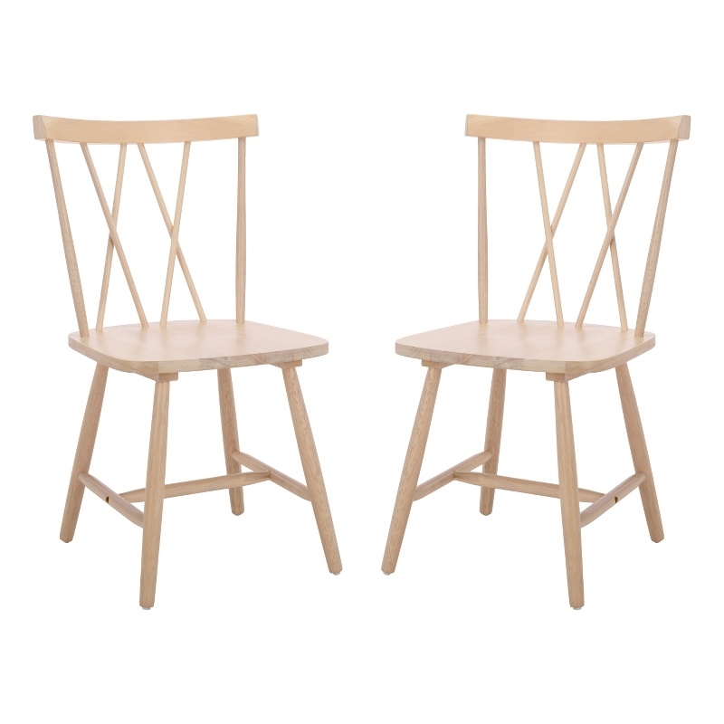 Safavieh Tayten Wood Spindle Back Dining Chair in White
