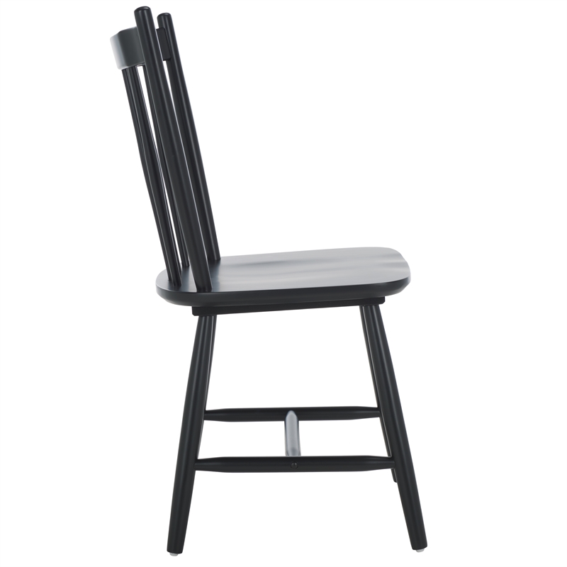 Safavieh Andreas Wood Spindle Dining Chairs in Black